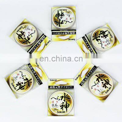Factory hot sale monofilament nylon 50m SUNLINE leader & tippet fishing line