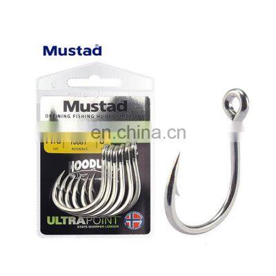 Wholesale MUSTAD 10881NP New fishing hook big barbed high carbon steel fishing hooks