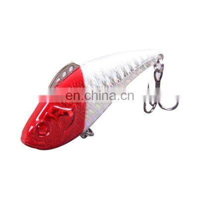 Customizable Printing Gold Metal Hard Fishing Spoon Bait Fish Hunter DV2C VIB Fishing Lure