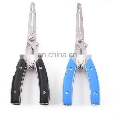New Design NINJA PRO NP681 Lure pliers Stainless steel material plastic handle fishing tongs with a small knife