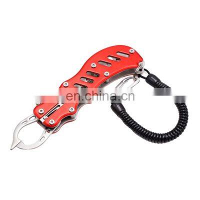 Fish control multifunction pliers fishing tackle set aluminium alloy fish lip grip with steel wire