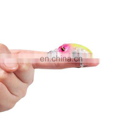 JOHNCOO High Quality Hard Lures Suspend 55mm Fishing Lures Hard Plastic Crankbait Carp Fishing Bait