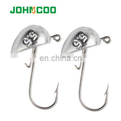 JOHNCOO 3G 4.5G 5.5G 7G Crank Ned Rig Jig Heads Tumbler Head Fishing Hook 10pcs/bag