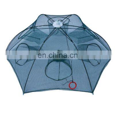 JOHNCOO Portable Foldable Shrimp Crab Baits Cast Mesh Multi-holes Fishing Net Set