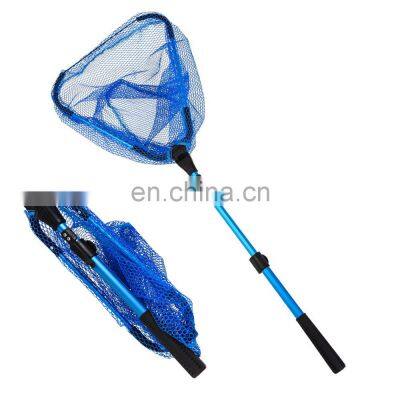 JOHNCOO Hot Sale 40cm Deep Premium Foldable Collapsible Telescopic Pole Handle Fishing Net