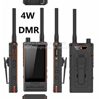 HiDON Factory Price 4.0 Inch Octa-Core 4G IP68 Navigation Speaker NFC PTT Truly Industrial-Grade 4W DMR Phone Mini Rugged Phones