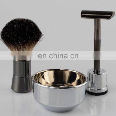 Stand Base, Shaving bowl, Shaving brush and Razor Shaving Set