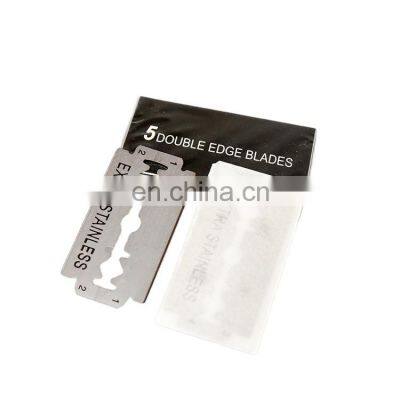 Top 5 Factory Extremely sharp stainless steel facial remover hair barber safety half shaving double edge razor blades