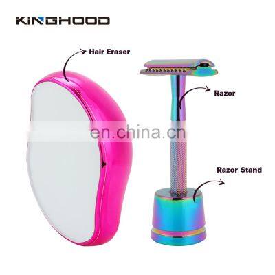 High Quality Waterproof Painless Magic Crystal Glass Hair Remover For Lady