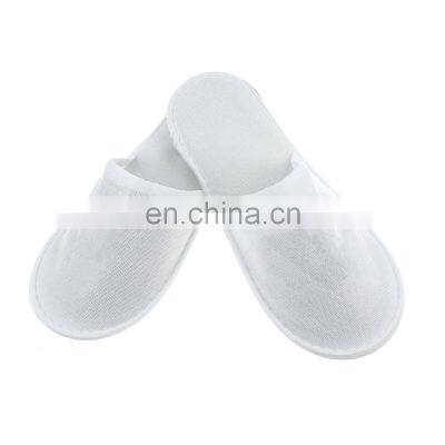 Wholesale low price luxury towel pvc sole hotel spa slippers for guests to provide various models