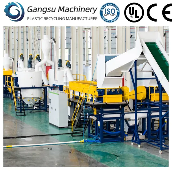 Plastic Recycle Machine Bottle to Bottle Waste Pet Bottle Recycling Line with High Performance/Efficiency