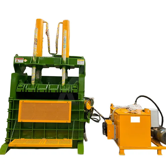 Cardboard Hydraulic Press Vertical Scrap Tire Tyre Baler Machine