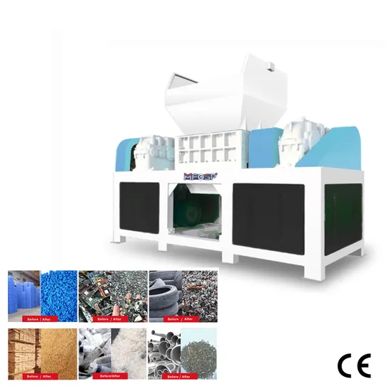 Hot Sale Waste Recycling Machinery Plastic  Double Shaft Shredder