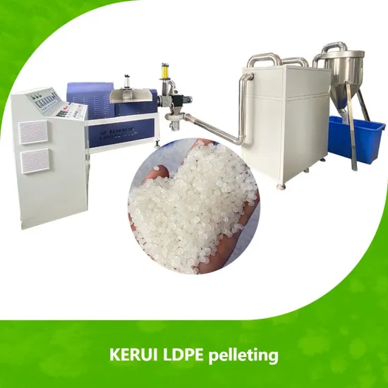 Low Temperature Biodegradable Polyethylene Film Recycling Pelletizer Machine