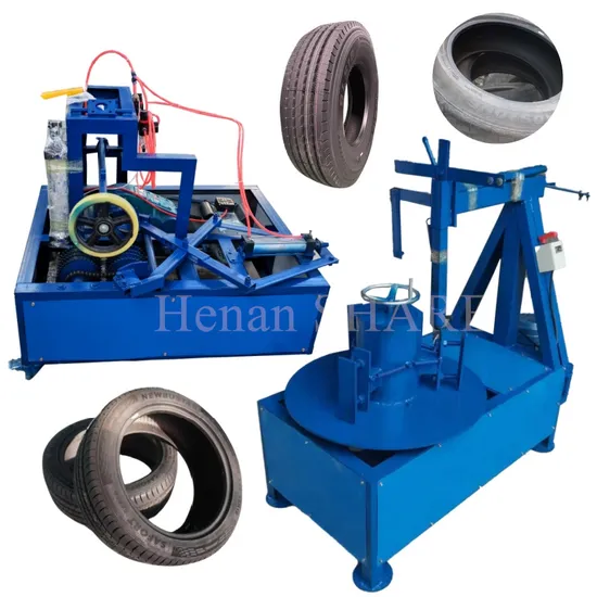 Truck Tire Ring Sidewall Cutter Scrap Tire Shredder Recycling Plant Used Tire Cutting Machine for Sale