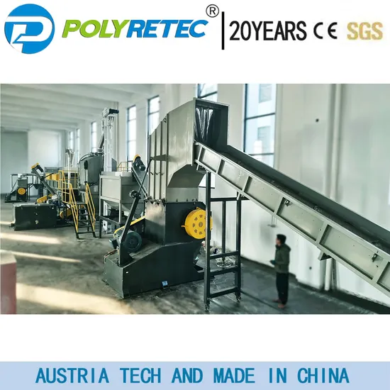 HDPE Blue Barrel Recycling Line