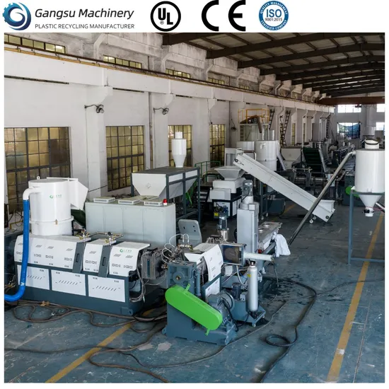 Reliable Factory Plastic Granule Machine with Automatic Pelletizing System for PE Film and PP Woven Bags