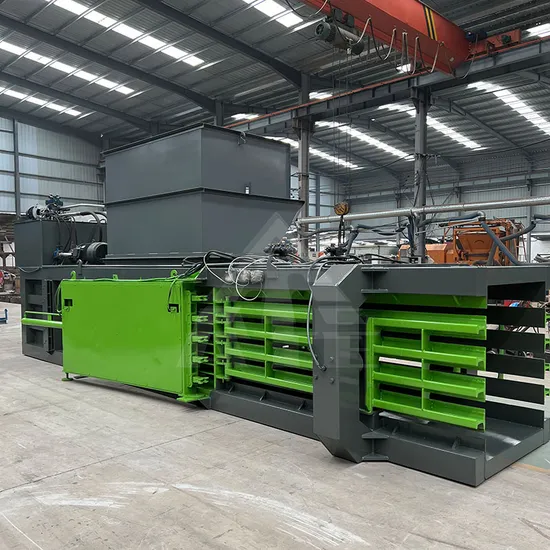Waste Paper Cardboard Carton Hydraulic Press Horizontal Baler Machine