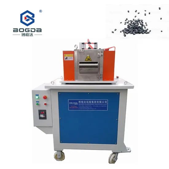 Bogda High Speed Plastic PP PE Pelletiz Cutter Pellet Cutting Machine