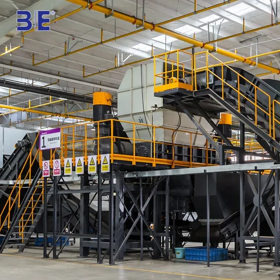 Tire Recycling Equipment Waste Tyre Recycling Plant Tire Rubber Shredding & Recovery Line