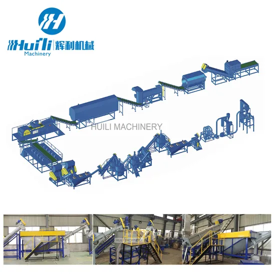 Plastic Pet Bottle Scrap Recycle Washing Machine/Pet Bottle Flake Production Automatic Plastic Pet Bottle Crushing Washing Drying Recycling Machine