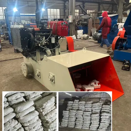 No Electric Heater! ! ! EPS Styrofoam Crushing and Lumping Machine