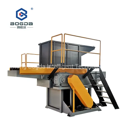Bogda Industrial Recycling Shredding Crushing Waste Metal Scrap Plastic PP PE PVC Pipe Plastic Granulator Shredder Machine Crusher All in One