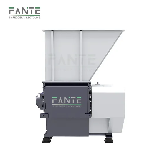 Fante Single Shaft Shredder for Waste Plastic PVC PP PE Pipe Lumps Recycling