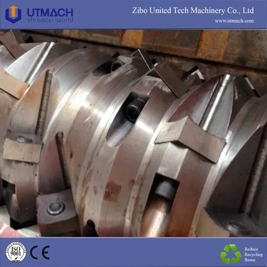 Waste and Scrap Processing Easy to Use Single Shaft Shredder