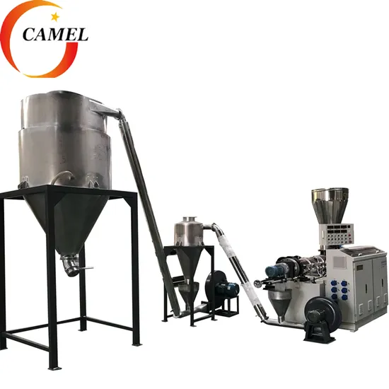 PP PE PVC Plastic Granules Making Machine