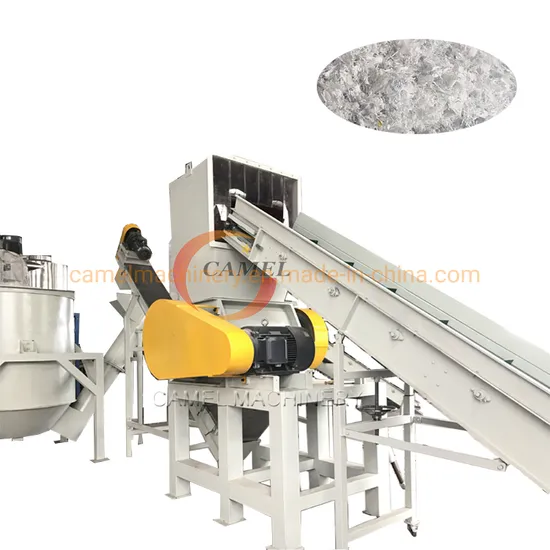 Plastic PE PP Film Bags Crushing Washing Cleaning Machine for Waste Plastic Recycling