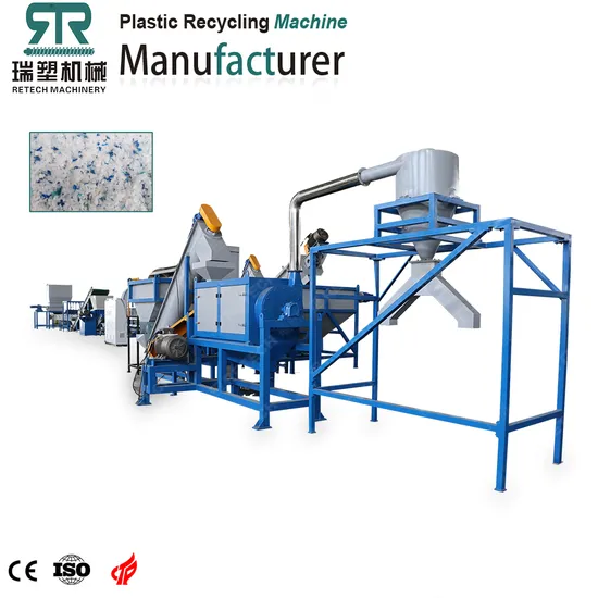 PP Bottle Recycling Plant HDPE PE Bottle Box Shredding Washing Machine