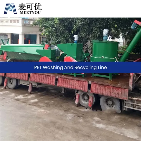 Meetyou Machinery Recycling Washing Extruder Wholesale China Pet High Degree Automation Pet Washing Line Hot Water Suppliers Configure Climbing Conveyor