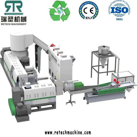 Easy Operation Plastic HDPE LDPE Granulator for Polyethylene Polypropylene Plastic Pellets Making Recycling Line