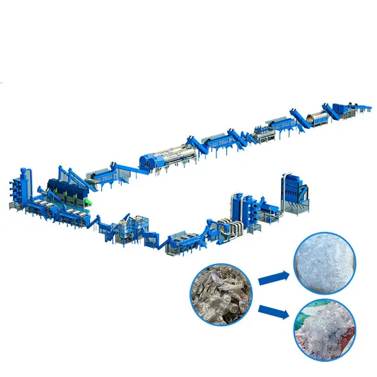 Efficient Eco Waste Plastic Pet Bottle Recycling Washing Machine Machinery Production Line