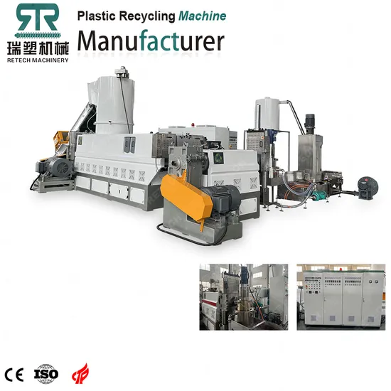 PP Woven Bag Granulating Machine Washed PP PE LDPE HDPE Film Compactor Granulator