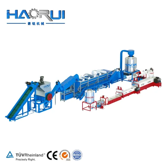 ABB Flakes PE Film Strength Waste Plastic Recycling Machine