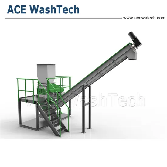 PE PP Film Woven Bags Crushing Washing Recycling Machinery /Waste Plastic Recycling and Granulating Machine