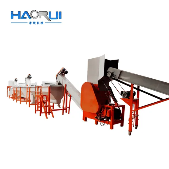 PP PE HDPE LDPE Flakes Recycling Washing Machine