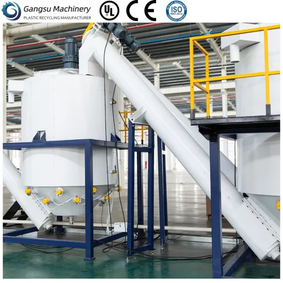 CE Standard Plastic Waste Pet Bottle Flake Crushing Washing Recycling Line