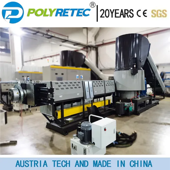 Automatic Control Plastic Jumbo Bag Recycling Pelletizing Machine