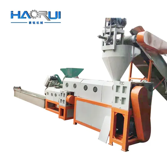 Granulator Machinery Haorui Factory Price Recycling Washing Line
