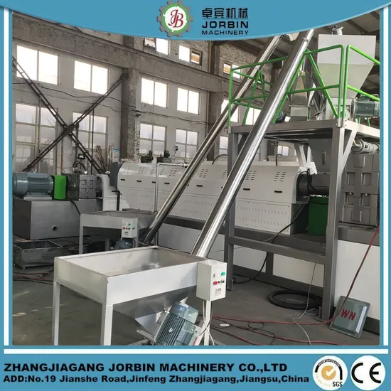 Automatic Pelleting Machine with Two Stage Plastic Extruder Low Price