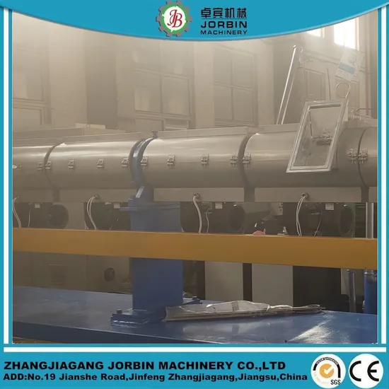 Plastic HDPE LDPE PP Recycling Extruder Pelletizer Double Stage Water-Ring Pelletizing Line