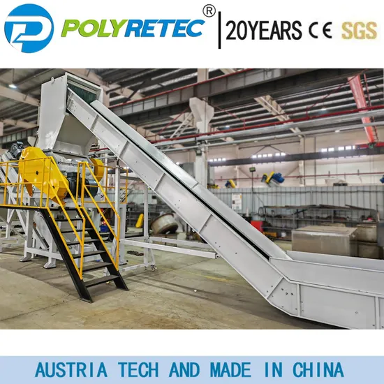 High Output Good Service Plastic Barrel Drum Shredding Crushing Washing Drying Recycling Equipment