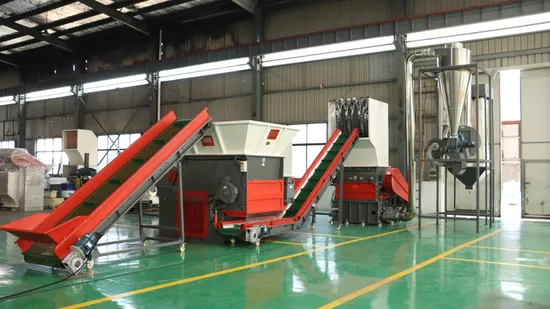 Single Shaft Shredder with Plastic Crusher Recycling Line