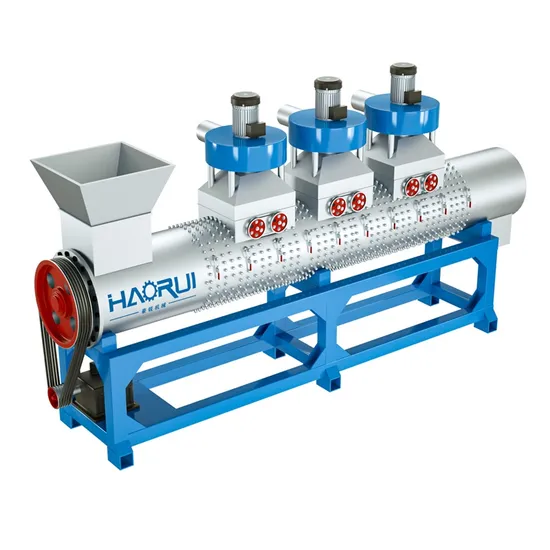 Haorui Pet Bottle Label Remover Washing Removing Machine in Plastic Recycling Line