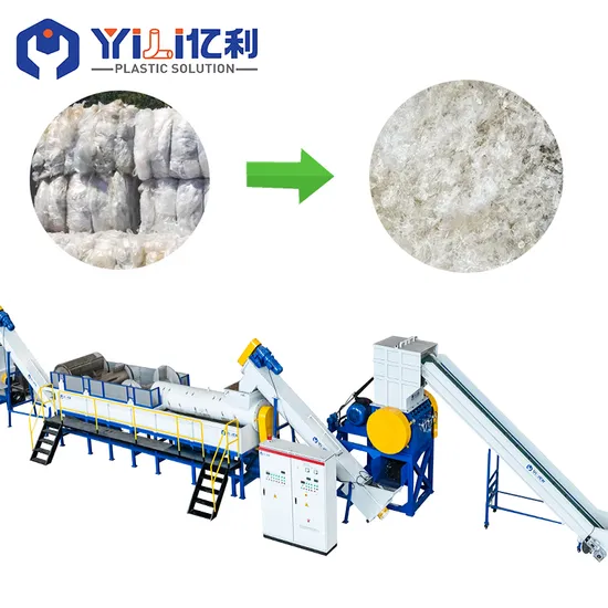 High-Efficiency Waste Plastic Recycling Machine for HDPE LDPE Films