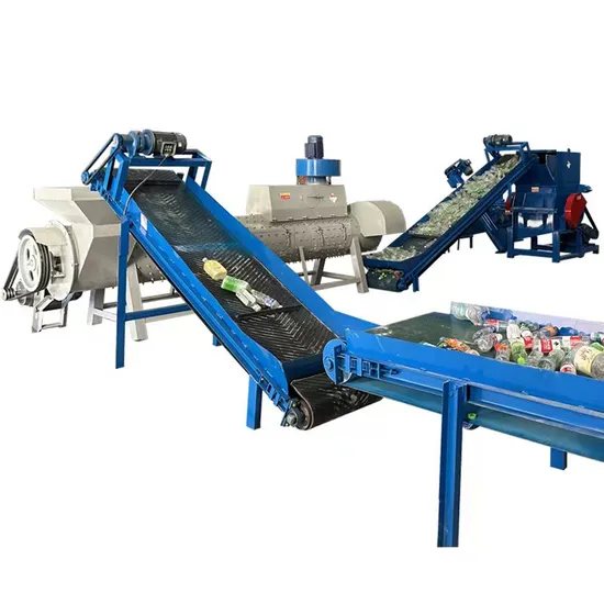 Waste Plastic Pet Bottles Crushing Washing Recycling Line with Drying Machine