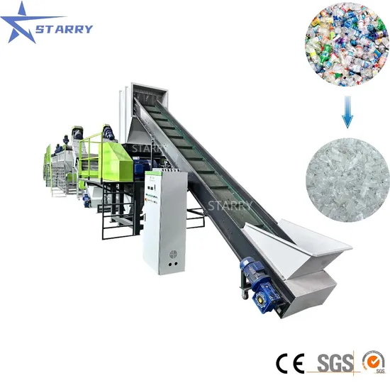 Pet Bottle Processing Machine for Washing Recycling Cleaning Waste Plastic